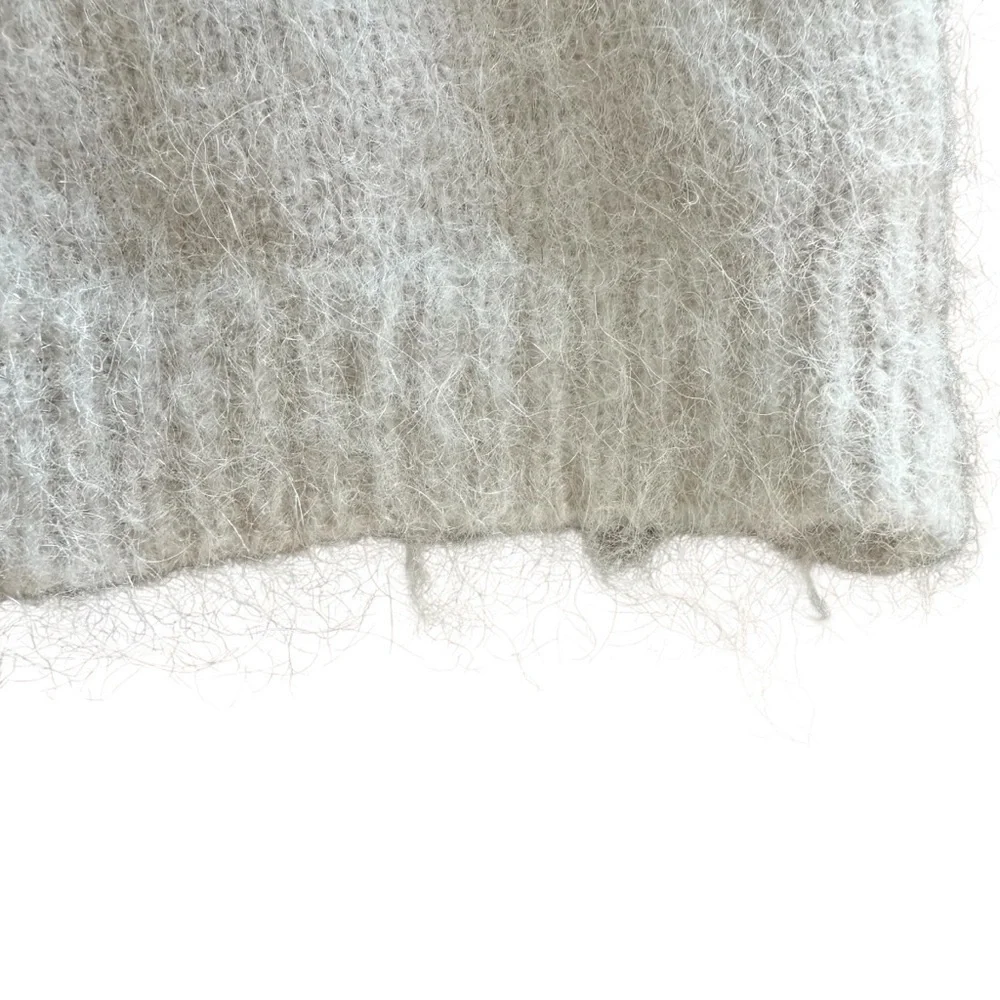 Bartolini Multicolor Chevron Alpaca Mohair Sweater, Medium